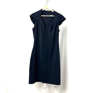 Badgley Mischka Navy Blue Dress Size 10